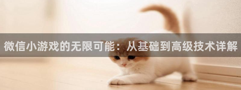 沐鸣平台由44262：微信小游戏的无限可能：从基础到高级技术详解