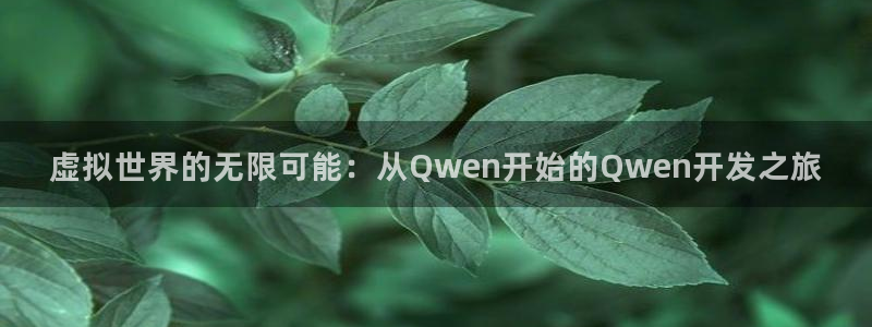 沐鸣2注册流程：虚拟世界的无限可能：从Qwen开始的Qwen开发之旅