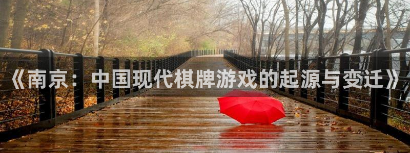 沐鸣娱乐2游戏说明：《南京：中国现代棋牌游戏的起源与变迁》