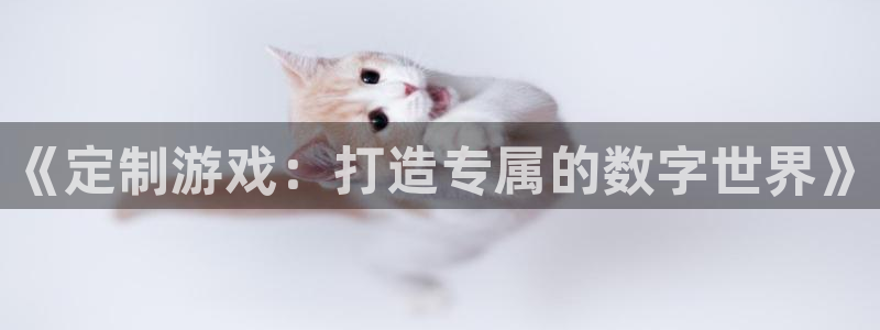 沐鸣娱乐2注册平台：《定制游戏：打造专属的数字世界》