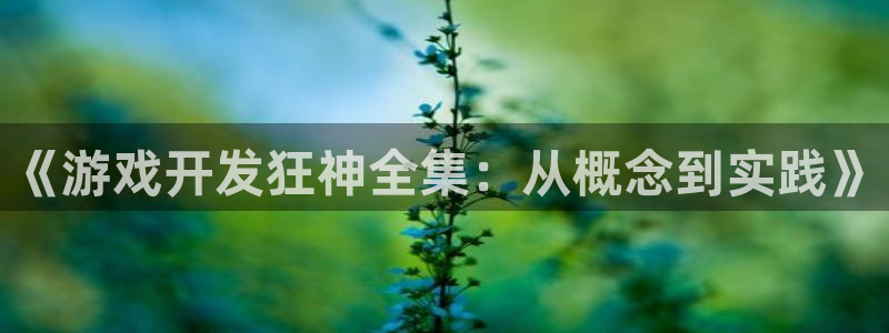 沐鸣2注册地址：《游戏开发狂神全集：从概念到实践》